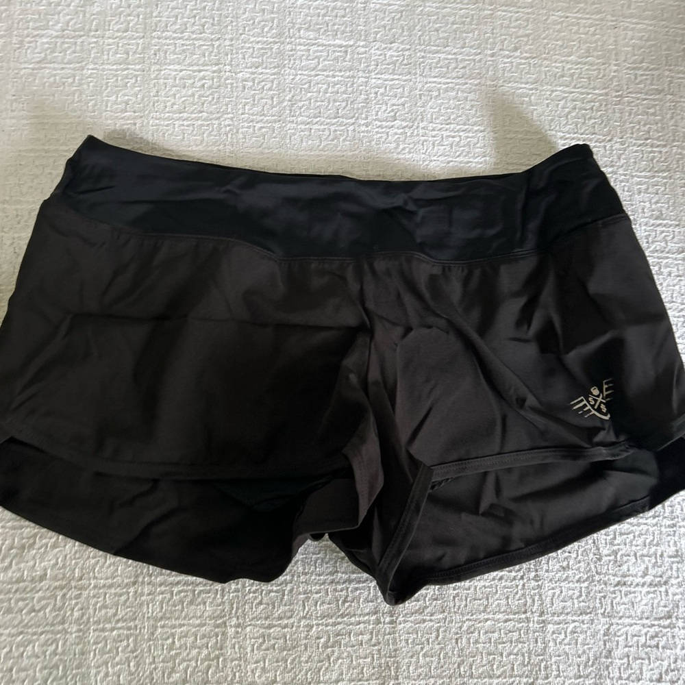 Women's Black Athletic Shorts
